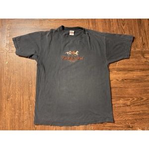 Vintage Virginia City Nevada T Shirt Horses Embroidery Travel destination Tee